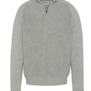 Pull zippé en coton PLALI3 SCHOTT - NAVY, M